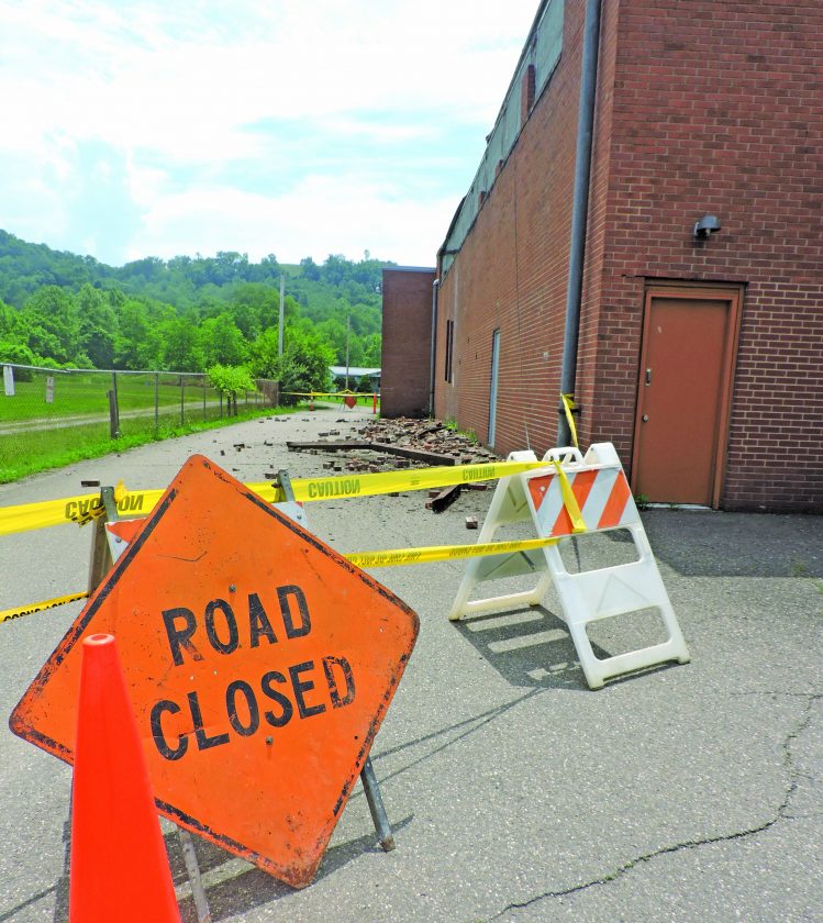 Dillonvale municipal building closes after portion of facade collapses
